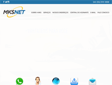 Tablet Screenshot of mksnet.com.br